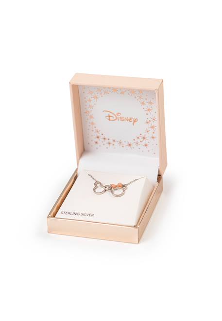 Collier mickey & minnie mouse Gris 2 - vertbaudet enfant 