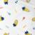 Parure de lit imprimée 100% coton, les minions fiesta Bleu 5 - vertbaudet enfant 