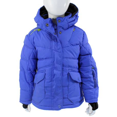 Doudoune de ski fille fanecy Bleu+Fuchsia+Noir 1 - vertbaudet enfant 