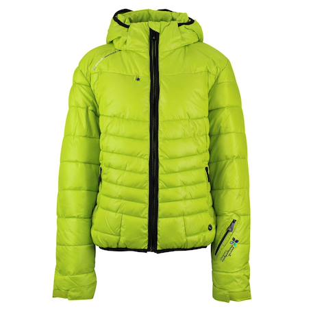 Doudoune de ski fille falpine Anis+Bleu+Framboise+Noir 1 - vertbaudet enfant 
