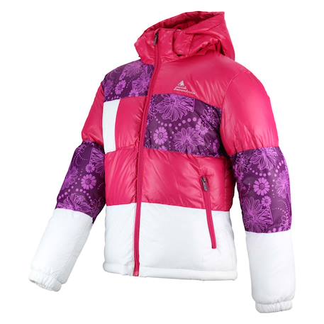 Doudoune fille galea Fuchsia+Noir+Violet 3 - vertbaudet enfant 