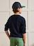 Pull col rond garçon Bleu fonce uni 5 - vertbaudet enfant 
