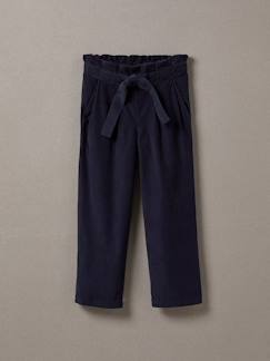 -Pantalon large  en velours