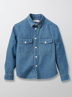 Chemise en denim garçon  - vertbaudet enfant