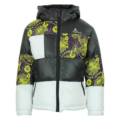 Doudoune fille galea Fuchsia+Noir+Violet 4 - vertbaudet enfant 
