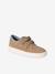 Baskets enfant garçon en cuir à scratchs beige+marine 1 - vertbaudet enfant 
