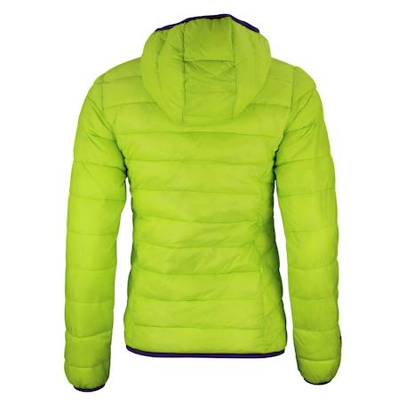 Doudoune fine fille galiseo Anis+Noir+Orange 2 - vertbaudet enfant 