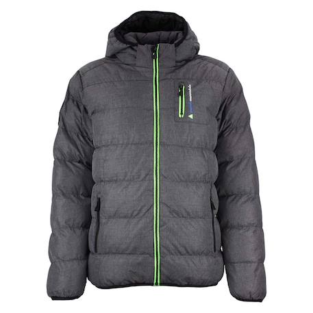 Doudoune de ski garçon ecarf Bleu marine+Gris clair+Gris fonce 6 - vertbaudet enfant 