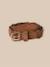 Ceinture tressée en cuir Camel 1 - vertbaudet enfant 