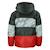 Doudoune garçon eleo Bleu marine+Noir+Rouge 7 - vertbaudet enfant 