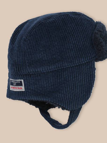 Chapka fourrée bébé Bleu ombre 2 - vertbaudet enfant 