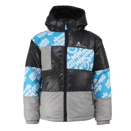 Doudoune garçon eleo Bleu marine+Noir+Rouge 4 - vertbaudet enfant 