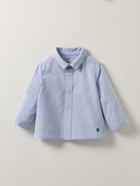 Chemise oxford bébé - coton biologique Oxford 1 - vertbaudet enfant 