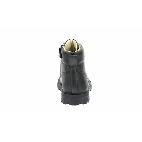 Bottillons enfant kick bluck Marron fonce+Noir 8 - vertbaudet enfant 