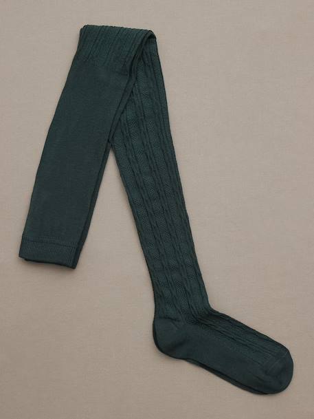 Fille-Collants fille avec torsades