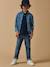 Chemise en denim garçon Bleu fonce uni 5 - vertbaudet enfant 