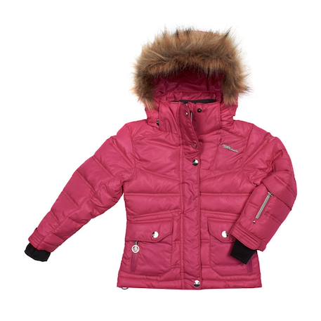 Doudoune de ski fille falesa Fuchsia+Marine+Noir 1 - vertbaudet enfant 
