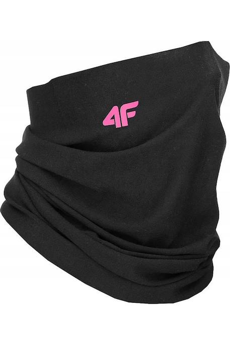 Cache-cou snood polyester Noir / rose 3 - vertbaudet enfant 