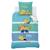Parure de lit imprimée 100% coton, les minions fiesta Bleu 3 - vertbaudet enfant 