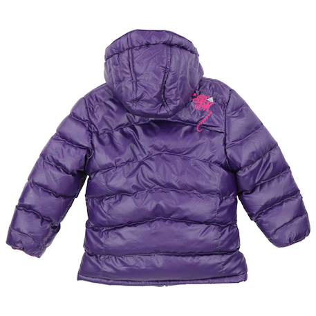Doudoune  fille gadele Fuchsia+Noir+Violet 6 - vertbaudet enfant 