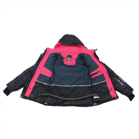 Doudoune de ski fille gannecy Bleu+Framboise+Noir+Turquoise 11 - vertbaudet enfant 