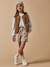 Short velours taille haute fille Beige 5 - vertbaudet enfant 