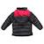 Doudoune  fille gadele Fuchsia+Noir+Violet 4 - vertbaudet enfant 