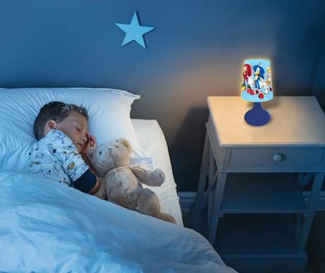 Mini lampe de chevet veilleuse sans fil sonic Bleu 5 - vertbaudet enfant 