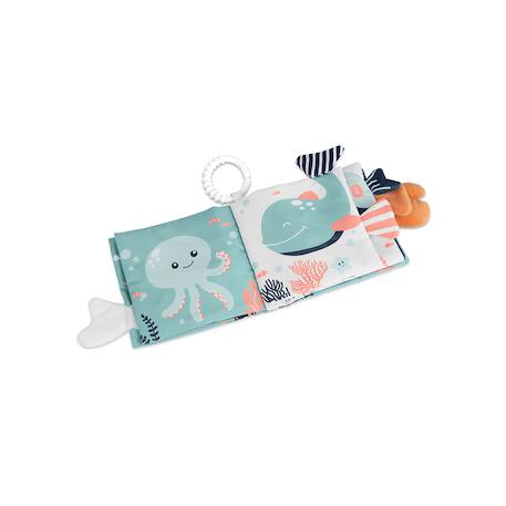 Livre marin doux pour bébé Bleu 1 - vertbaudet enfant 