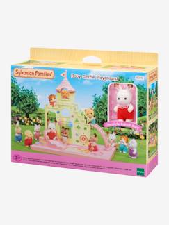 Jouet-Jeux d'imagination-Figurines, mini mondes, héros et animaux-5319 - Le château et bébé lapin SYLVANIAN FAMILIES