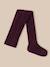 Collants en côtes bébé Bordeaux+Ecru 1 - vertbaudet enfant 