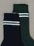 Lot 2 paires de chaussettes garçon Vert 2 - vertbaudet enfant 