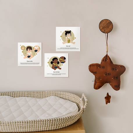 Cartes bébé signe Blanc - Ma famille+Blanc - Mes repas+Blanc - Mon hygiène+Blanc - Rituel du soir+Emotions 11 - vertbaudet enfant 