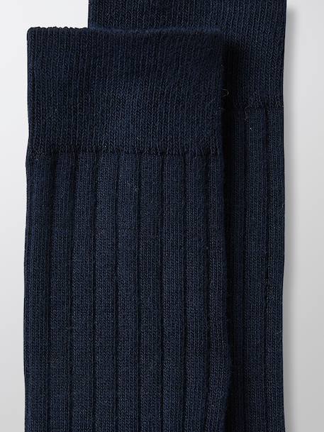 Chaussettes hautes fille Marine 2 - vertbaudet enfant 