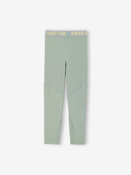 Legging fille essentiel anthracite+vert sauge 6 - vertbaudet enfant 
