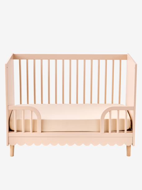 Lit bébé évolutif LIGNE FESTON rose 7 - vertbaudet enfant 