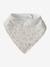 Lot 3 bavoirs bandanas en gaze de coton Bord de mer+Broceliande+Dans les bois+Hanoi+Hérisson+Hygge+lot renard+Mon coeur+Tanzanie 33 - vertbaudet enfant 