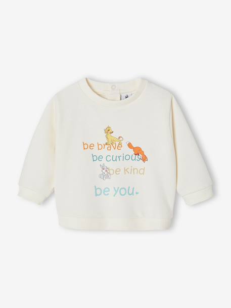 Sweat bébé Disney écru 1 - vertbaudet enfant 
