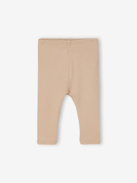 Lot 3 leggings bébé naissance écru 2 - vertbaudet enfant 