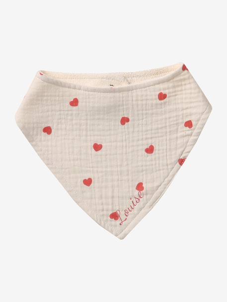 Lot 3 bavoirs bandanas en gaze de coton Bord de mer+Broceliande+Dans les bois+Hanoi+Hérisson+Hygge+lot renard+Mon coeur+Tanzanie 44 - vertbaudet enfant 