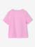 Tee-shirt fille imprimé manches courtes écru+mauve+rose+vert sauge 5 - vertbaudet enfant 