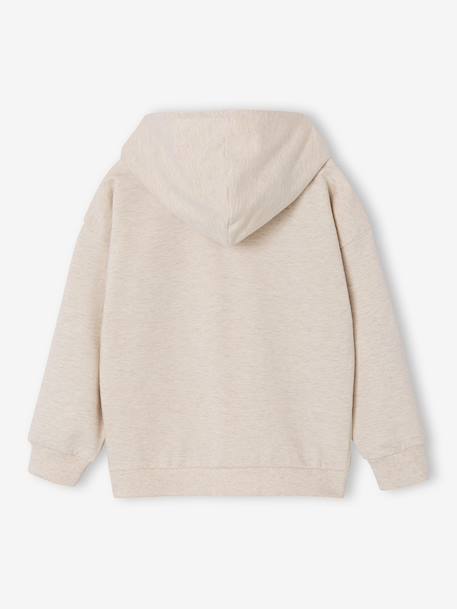 Sweat à capuche garçon Marvel beige chiné 2 - vertbaudet enfant 