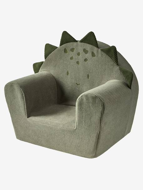 Fauteuil en mousse Dinosaure - personnalisable vert 4 - vertbaudet enfant 
