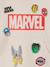 Sweat à capuche garçon Marvel beige chiné 3 - vertbaudet enfant 
