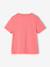 Tee-shirt fille imprimé manches courtes écru+mauve+rose+vert sauge 8 - vertbaudet enfant 