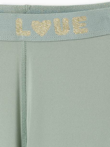 Legging fille essentiel anthracite+vert sauge 7 - vertbaudet enfant 