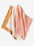Lot de 3 langes unis en gaze de coton Bio* lot rose 3 - vertbaudet enfant 