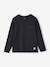 T-shirt garçon unis manches longues personnalisable anthracite+Bleu+jaune+marine+vert+vert sapin 2 - vertbaudet enfant 