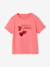 Tee-shirt fille imprimé manches courtes écru+mauve+rose+vert sauge 7 - vertbaudet enfant 