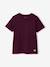 T-shirt garçon personnalisable manches courtes aubergine+blanc+BLEU+jaune pâle+mangue+sauge 1 - vertbaudet enfant 